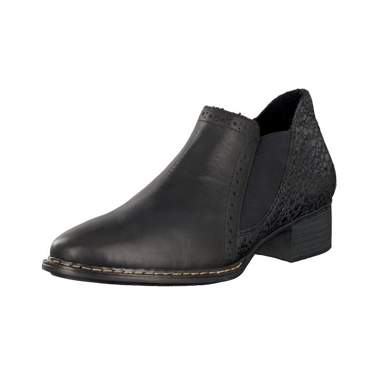 Botins Rieker 53652-00 Para Mulher - Pretas